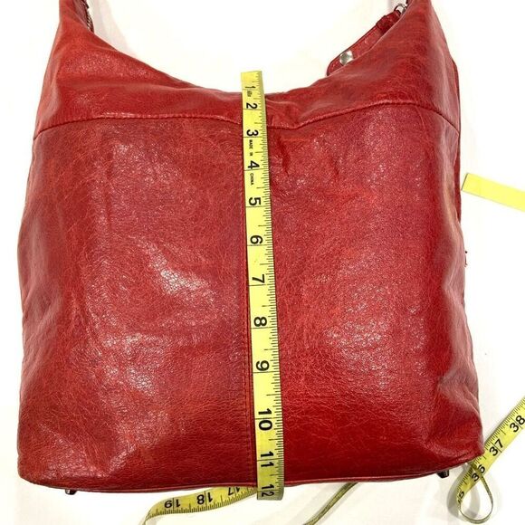 HOBO Red Leather Shoulder Bag - Picture 9 of 11